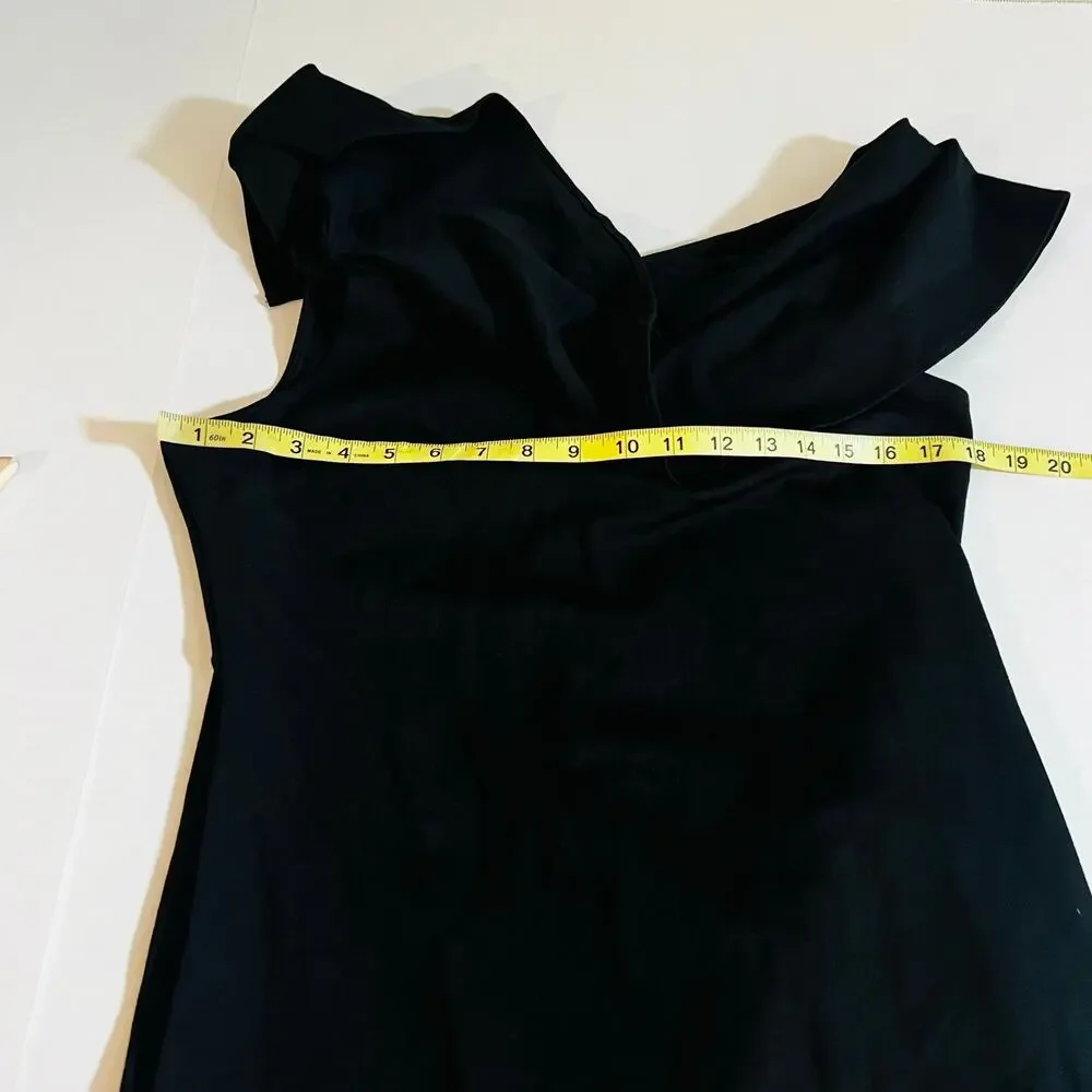 Fashion Nova Lyla Black Iff Shoulder Dress Size 1X NWT